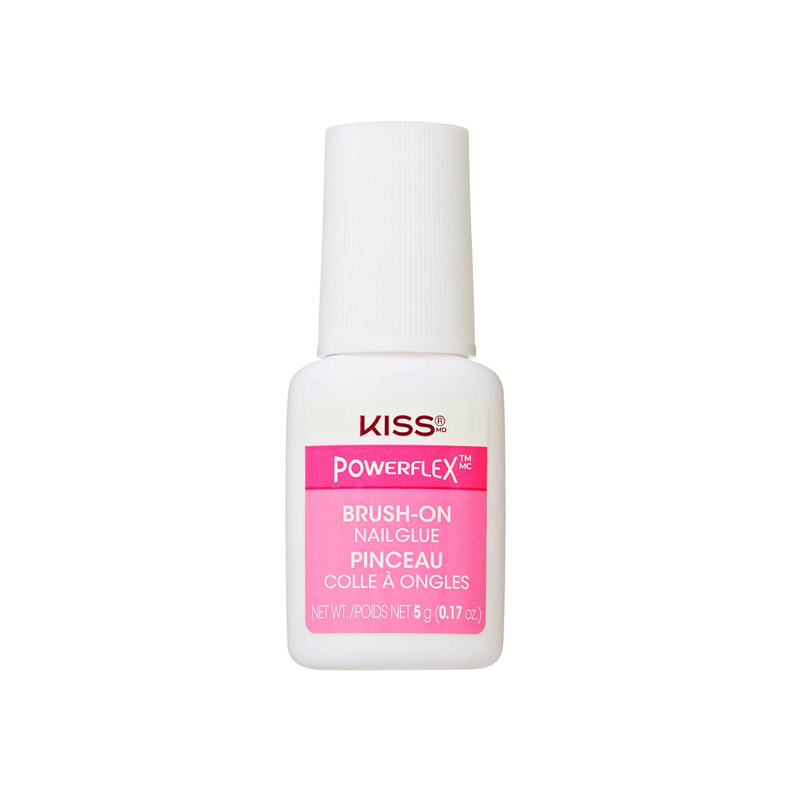 Kiss Powerflex Brush-On Nail Glue 0.17 oz - Ultra Hold, Fast Drying Adhesive, Instantly Repairs Cracks 7