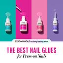 Kiss Powerflex Brush-On Nail Glue 0.17 oz - Ultra Hold, Fast Drying Adhesive, Instantly Repairs Cracks 6