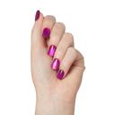 imPRESS colorFX No Glue Mani Press On Nails, Levels, 30 Count - Pink Squoval Chrome Effect 7