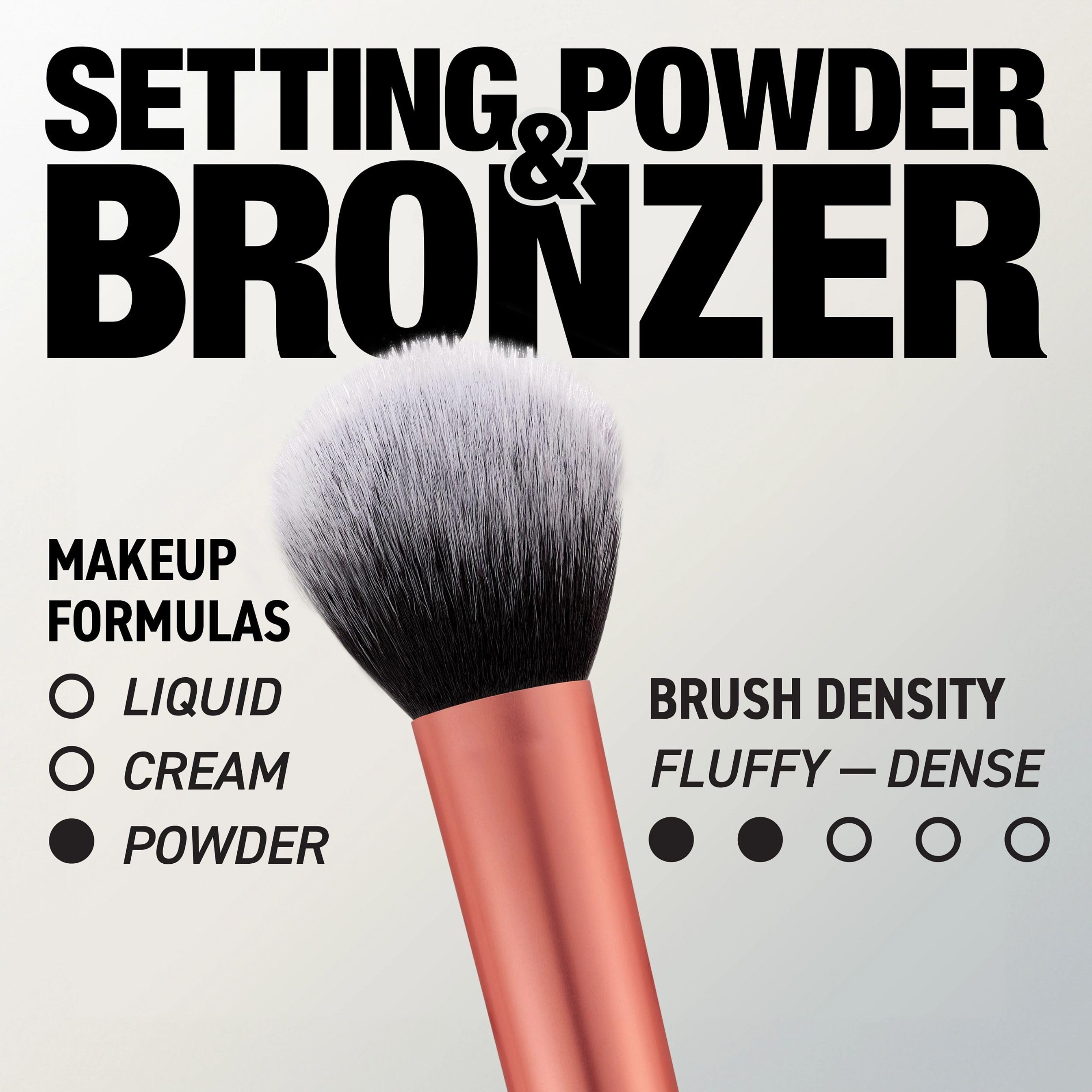 Real Techniques Powder Brush 1 Count - Ultra Plush Large Powder Brush for Smooth & Mattified Finish 3