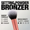 Real Techniques Powder Brush 1 Count - Ultra Plush Large Powder Brush for Smooth & Mattified Finish 3