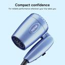Conair Compact Folding Handle Hair Dryer 1600W 1 Count - Dual Voltage, Travel Blow Dryer for  On-The-Go Styling 6