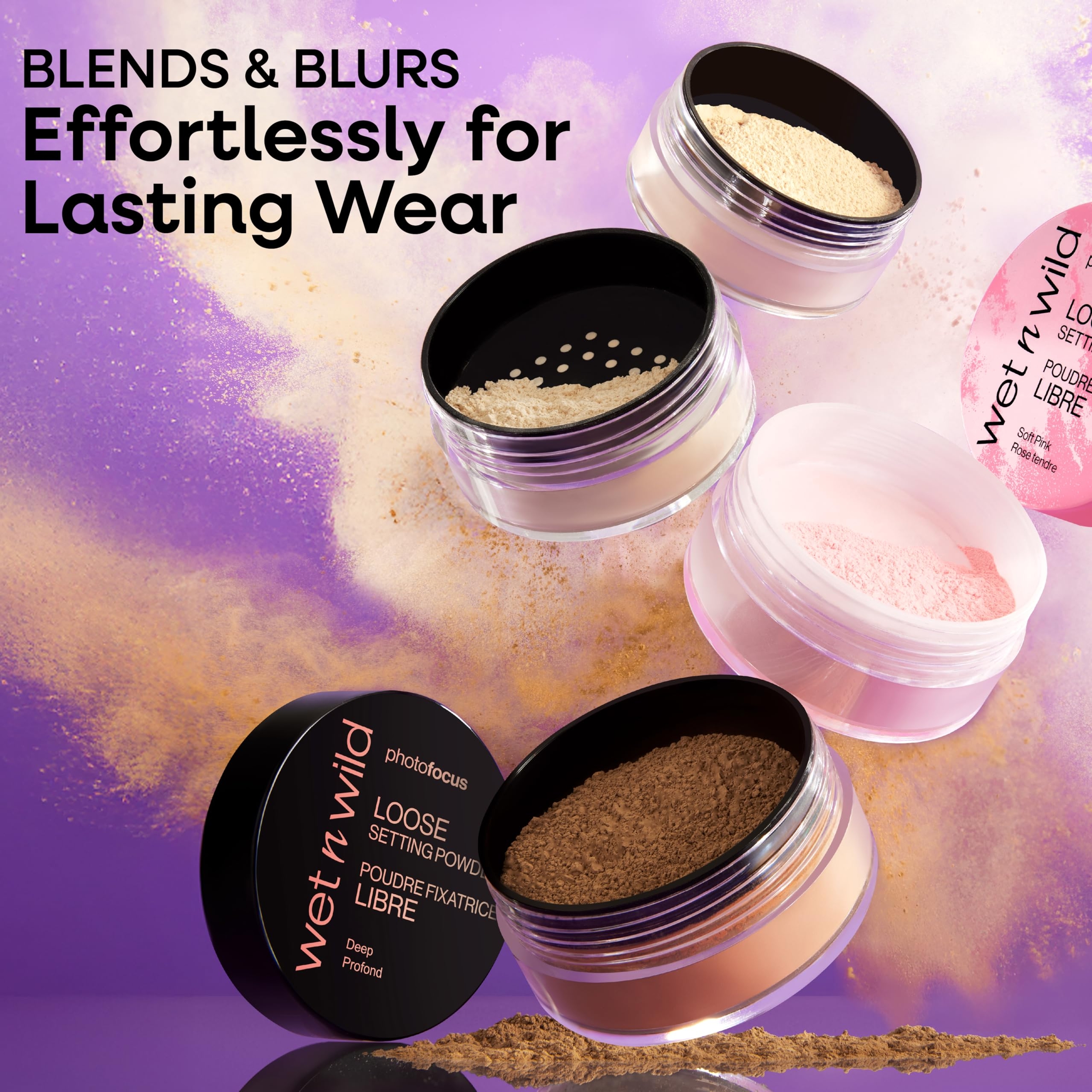 wet n wild Photo Focus Loose Setting Powder, Translucent, 1 Count - Baking Setting Powder, Fair to Medium & Tan Skin Tones 3