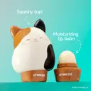 Lip Smacker Squishmallows Moisturizing Lip Balm, Cam, 0.26 oz - Fun Soft Squishy Collectible Top, Hydrates & Smooths 3