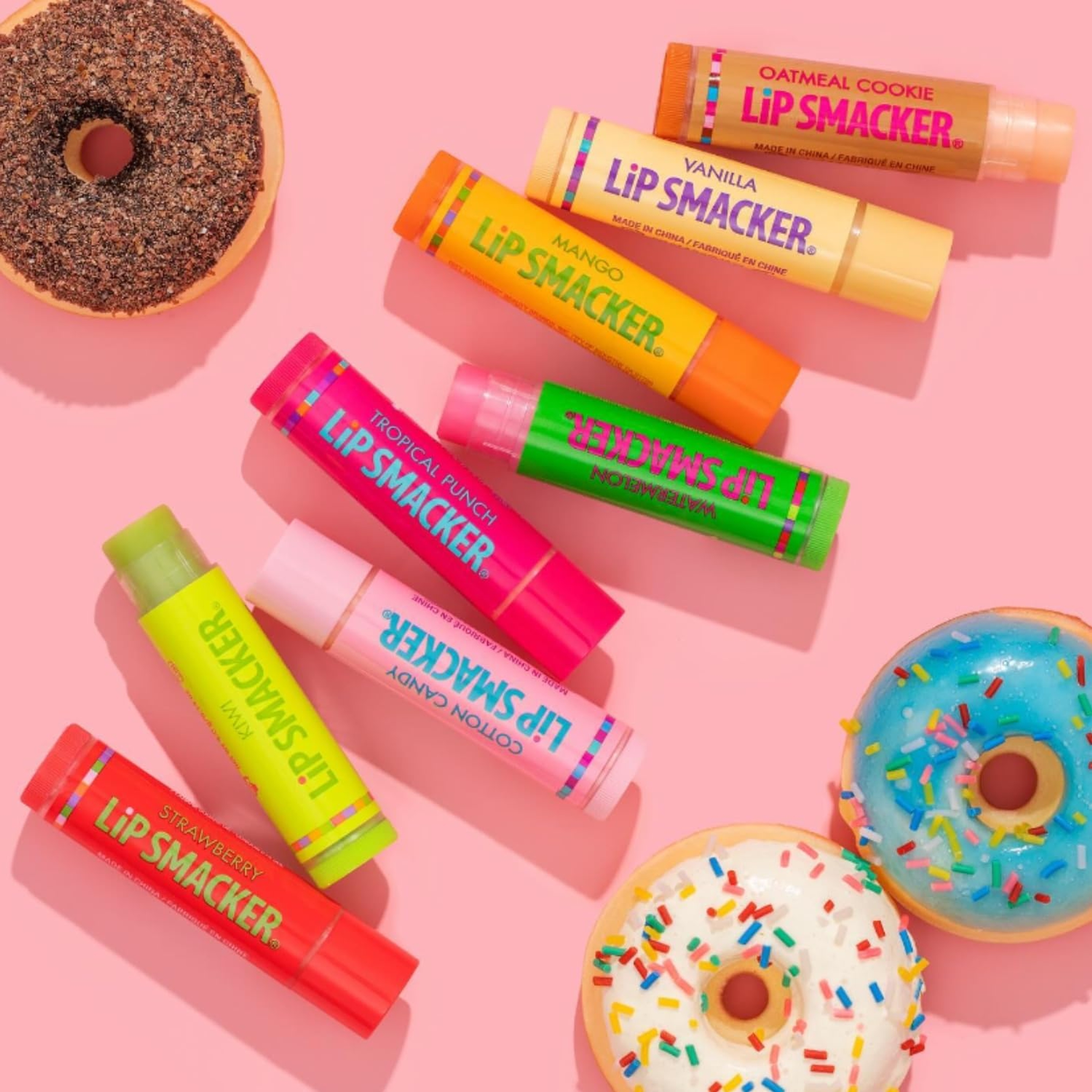 Lip Smacker Original & Best Party Pack 0.14 oz (Pack of 8) - Moisturizing & Softening Flavored Lip Balms 4