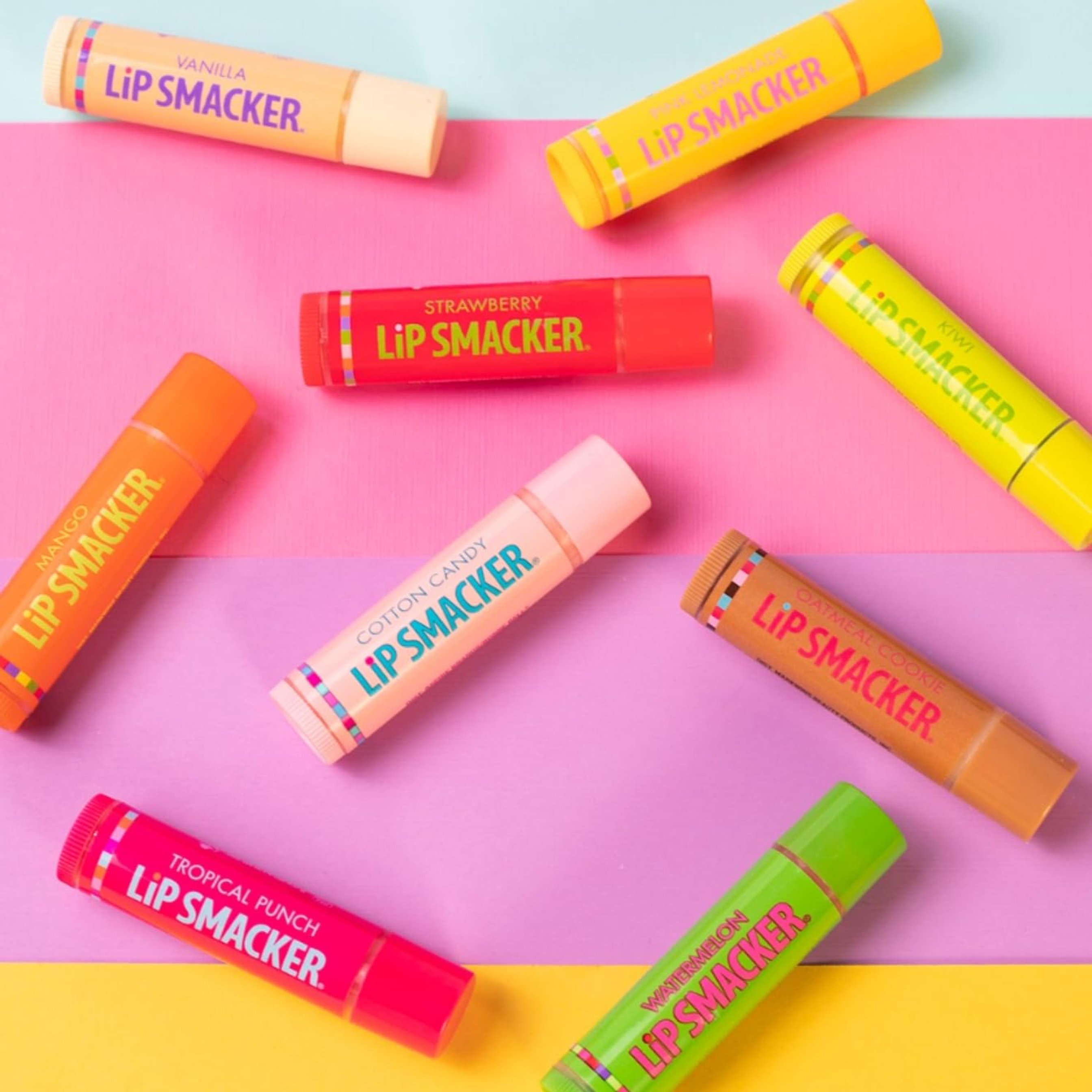 Lip Smacker Original & Best Party Pack 0.14 oz (Pack of 8) - Moisturizing & Softening Flavored Lip Balms 6