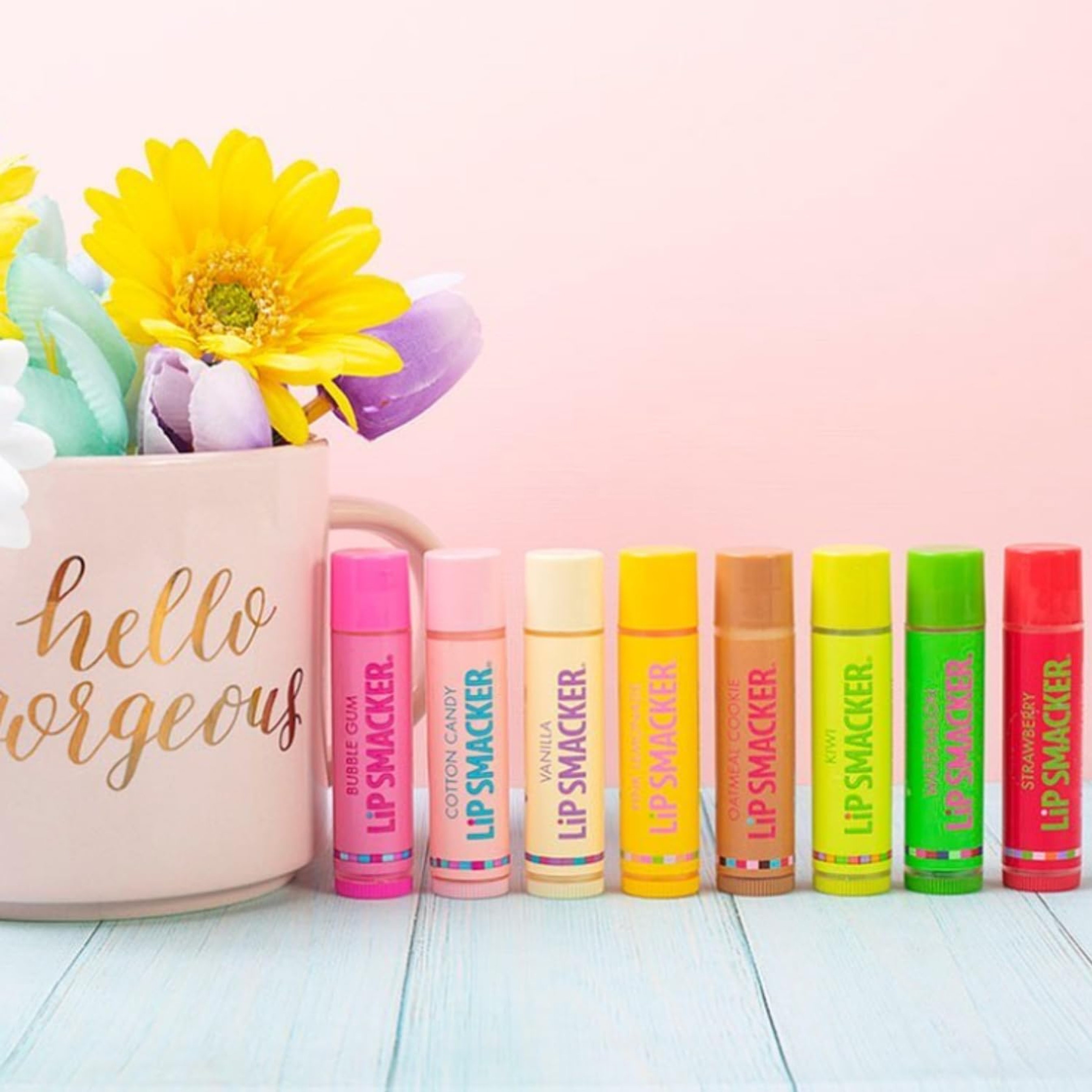 Lip Smacker Original & Best Party Pack 0.14 oz (Pack of 8) - Moisturizing & Softening Flavored Lip Balms 9