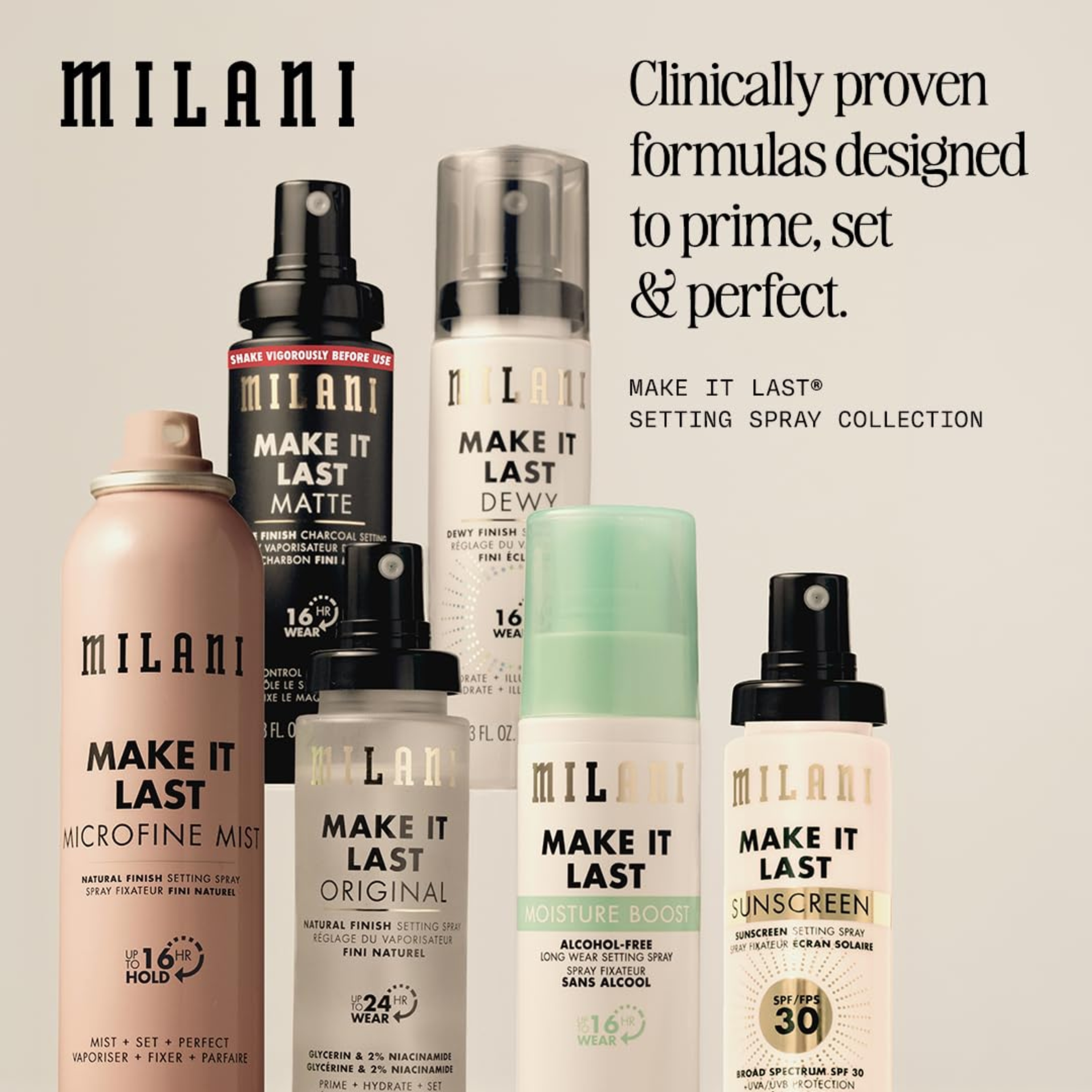 Milani Make It Last Original Setting Spray 2.03 fl.oz - Nourishing & Long-Wearing with a Natural Finish 8