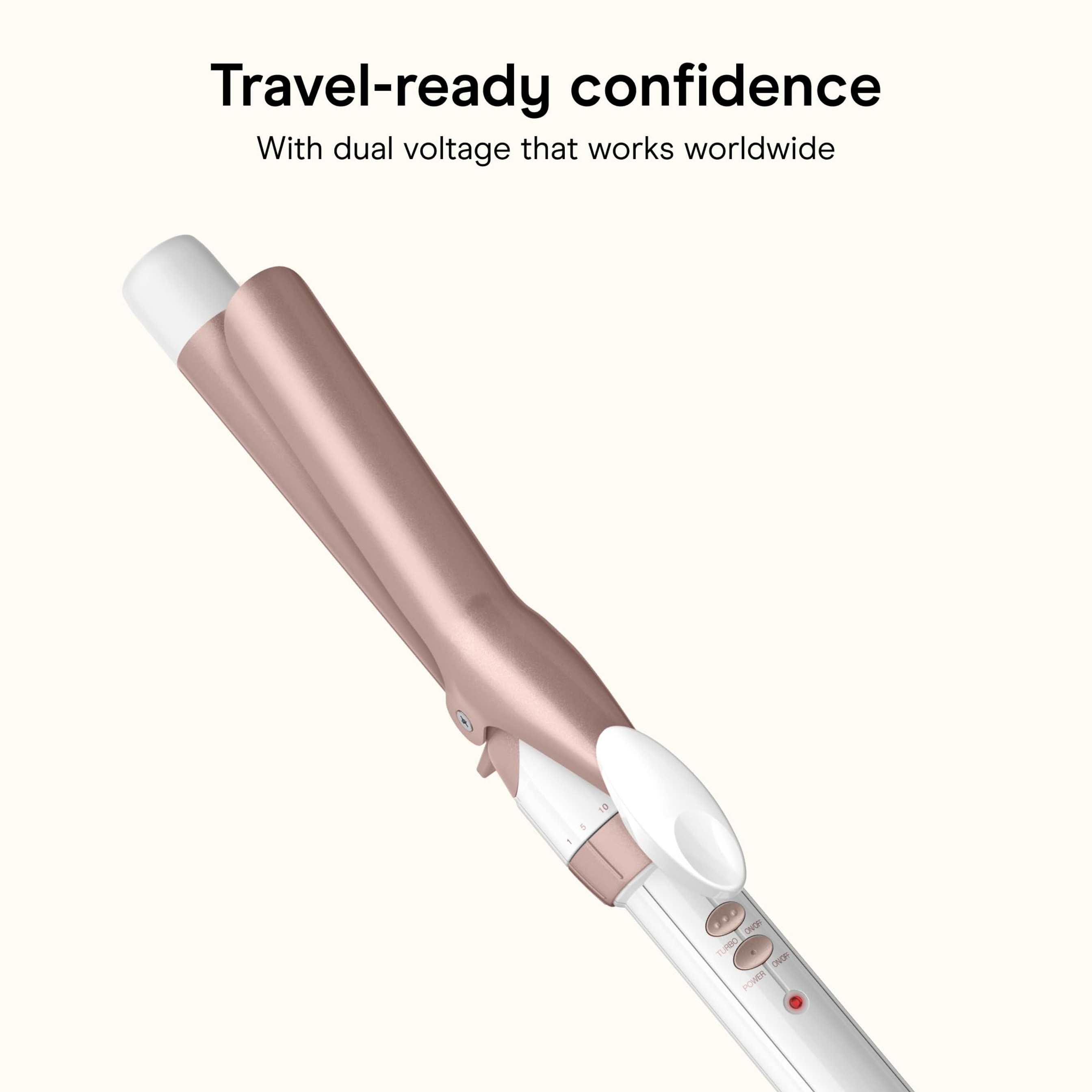Conair Double Ceramic Curling Iron, 1 Inch Barrel, 1 Count - Hair Curler & Hair Waver for Medium to Long Hair 6
