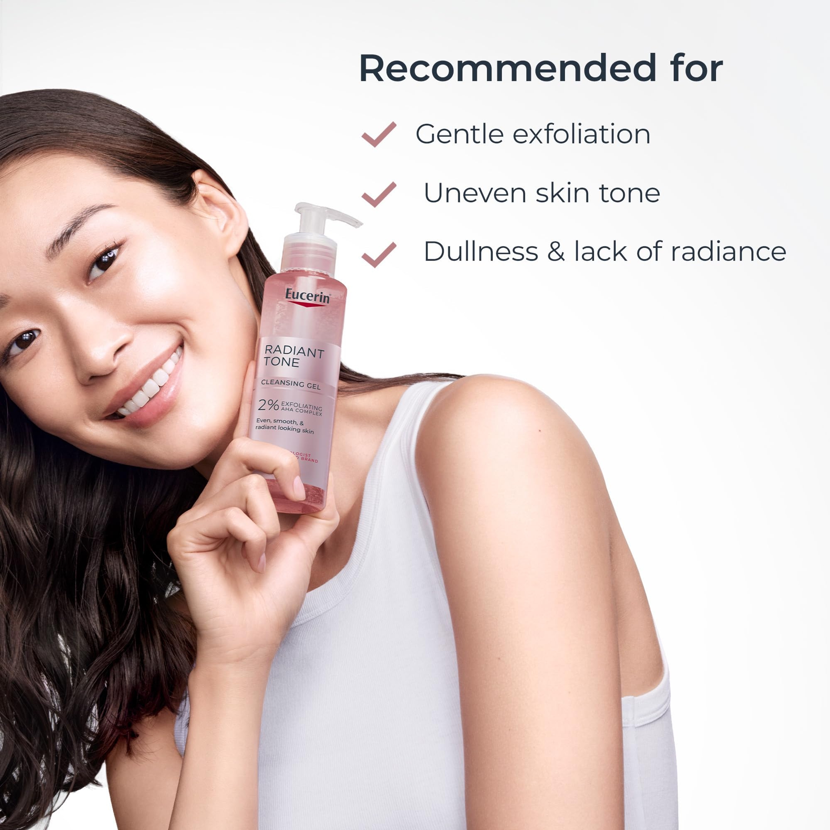 Eucerin Radiant Tone Cleansing Gel 6.8 fl.oz - Gentle Face Wash Improves Skin Clarity & Boosts Radiance 7