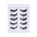 Kiss So Wispy False Eyelashes, Pompadour 16mm, 5 Pairs - Easy to Apply, Reusable Lash Clusters 5