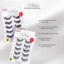 Kiss So Wispy False Eyelashes, Pompadour 16mm, 5 Pairs - Easy to Apply, Reusable Lash Clusters 2