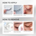 Kiss So Wispy False Eyelashes, Pompadour 16mm, 5 Pairs - Easy to Apply, Reusable Lash Clusters 3
