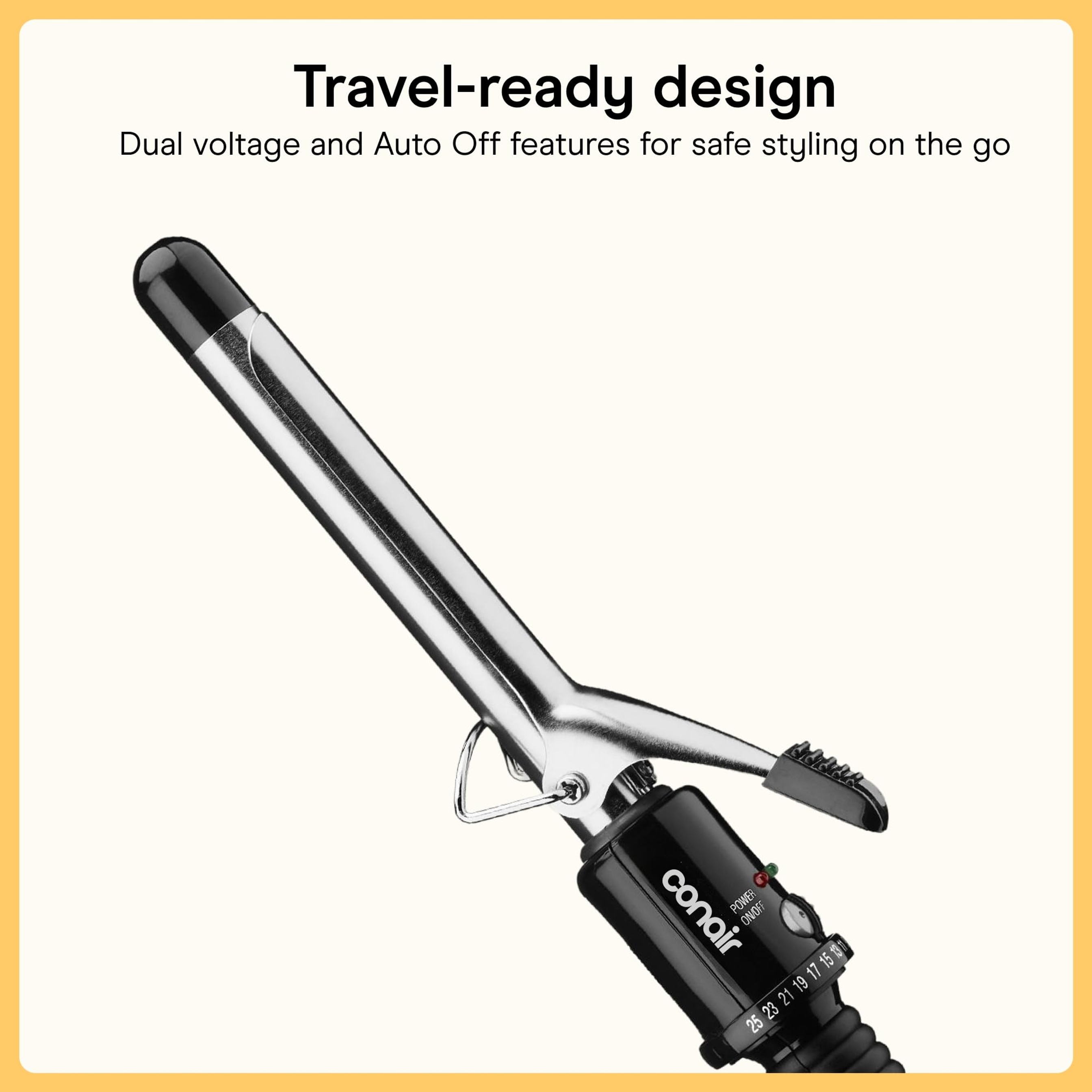 Conair Instant Heat Curling Iron, 3/4 Inch Barrel, 1 Count - Hair Curler with Multi-Layer Technology for Fine, Medium & Thick Hair 6