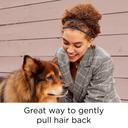 Goody Ouchless Thin Hair Flat Narrow Headwrap, Black, 6 Count - Gentle & Comfortable Hold 4