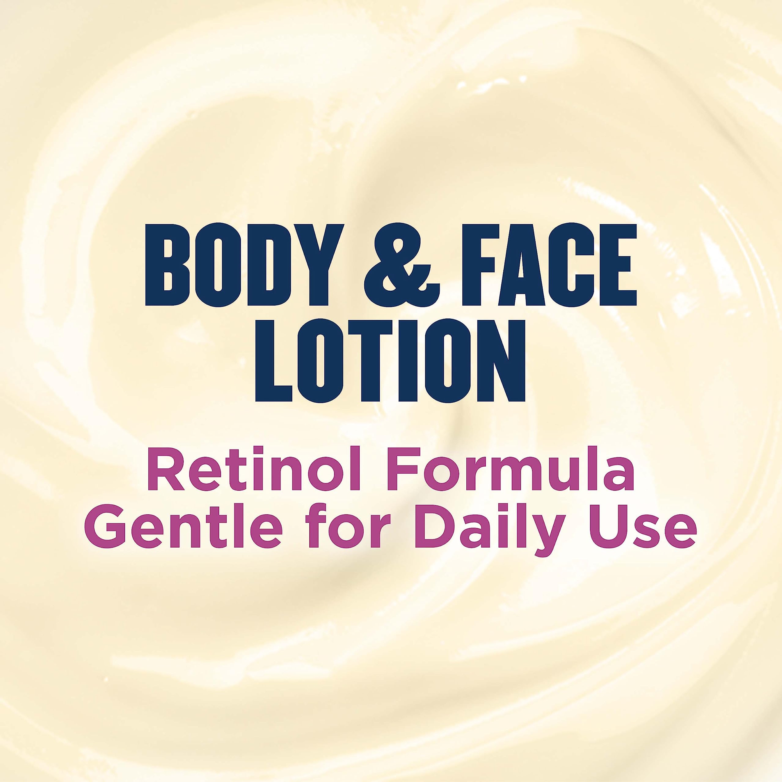 Gold Bond Age Renew Retinol Overnight Body & Face Lotion 13 oz - Gentle for Daily Use with Retinol & Peptide Complex 4