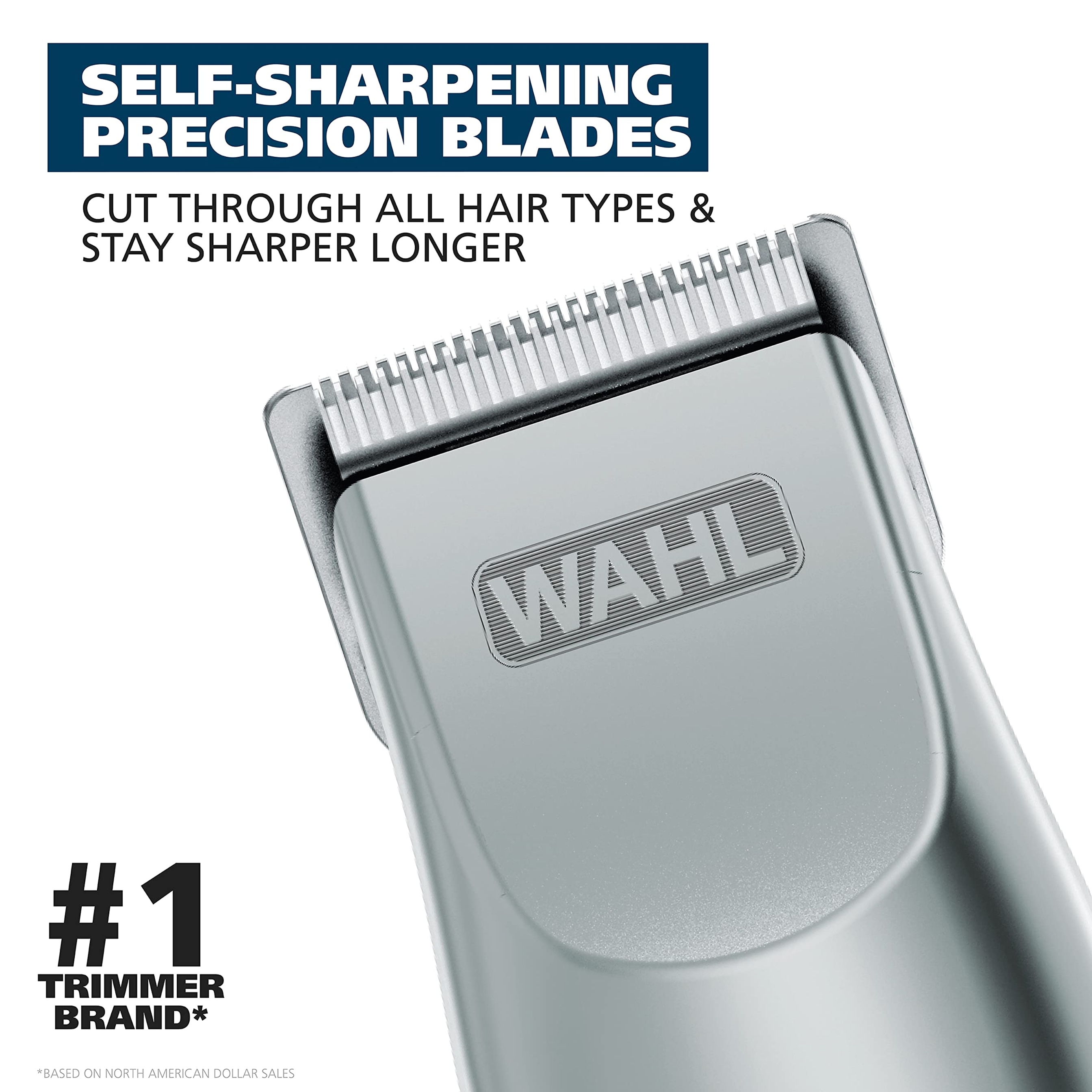 Wahl Beard Cordless Battery Trimmer 1 Count - for Daily Beard & Mustache Trimming, Light Detailing & Body Grooming 2