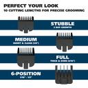 Wahl Beard Cordless Battery Trimmer 1 Count - for Daily Beard & Mustache Trimming, Light Detailing & Body Grooming 4