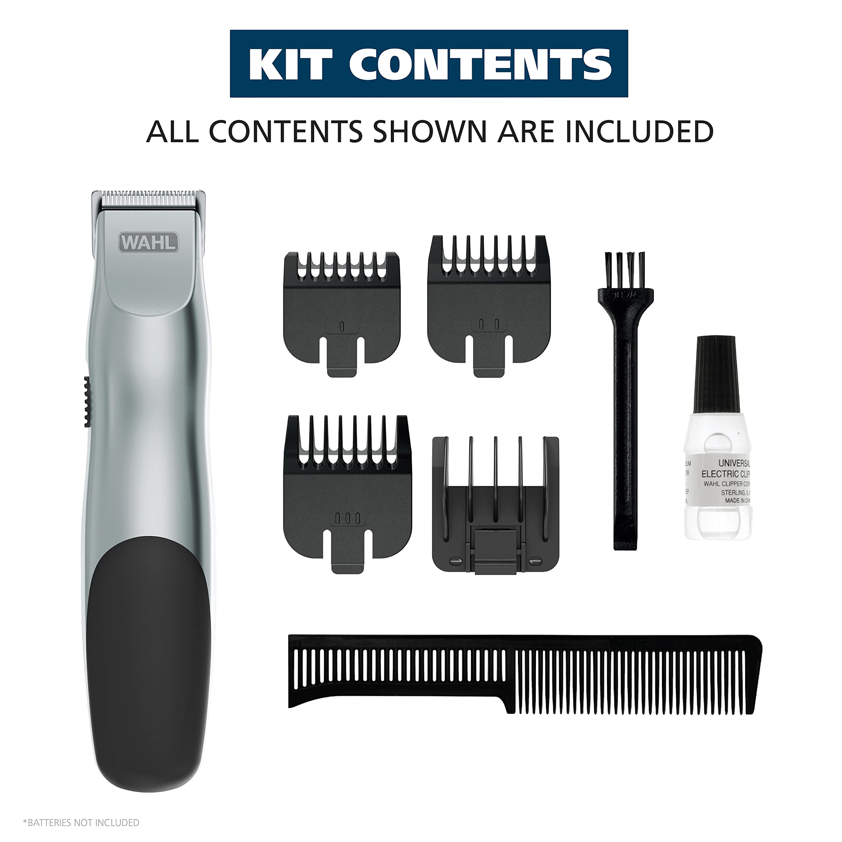 Wahl Beard Cordless Battery Trimmer 1 Count - for Daily Beard & Mustache Trimming, Light Detailing & Body Grooming 6
