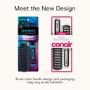Conair Grip & Lift Vented Hairbrush, 2 Count - Full-Size & Mid-Size Nylon Bristle Brushes for Blowout Styling, Colors May Vary 2