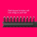 Conair Grip & Lift Vented Hairbrush, 2 Count - Full-Size & Mid-Size Nylon Bristle Brushes for Blowout Styling, Colors May Vary 5