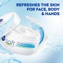 Nivea Soft Moisturizing Cream 16 oz - Refreshingly Soft Moisturizer for Face, Hands & Body 4