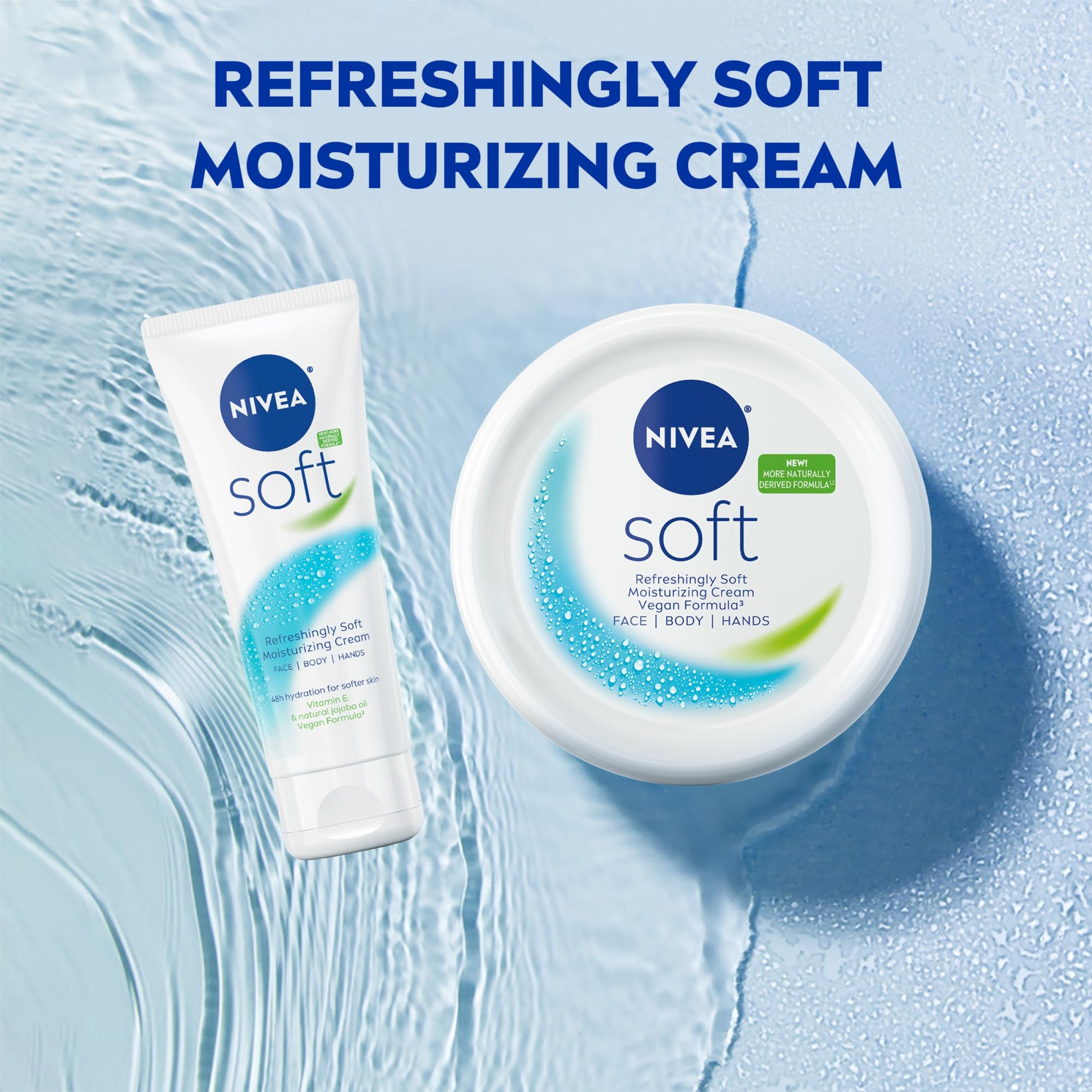 Nivea Soft Moisturizing Cream 16 oz - Refreshingly Soft Moisturizer for Face, Hands & Body 9