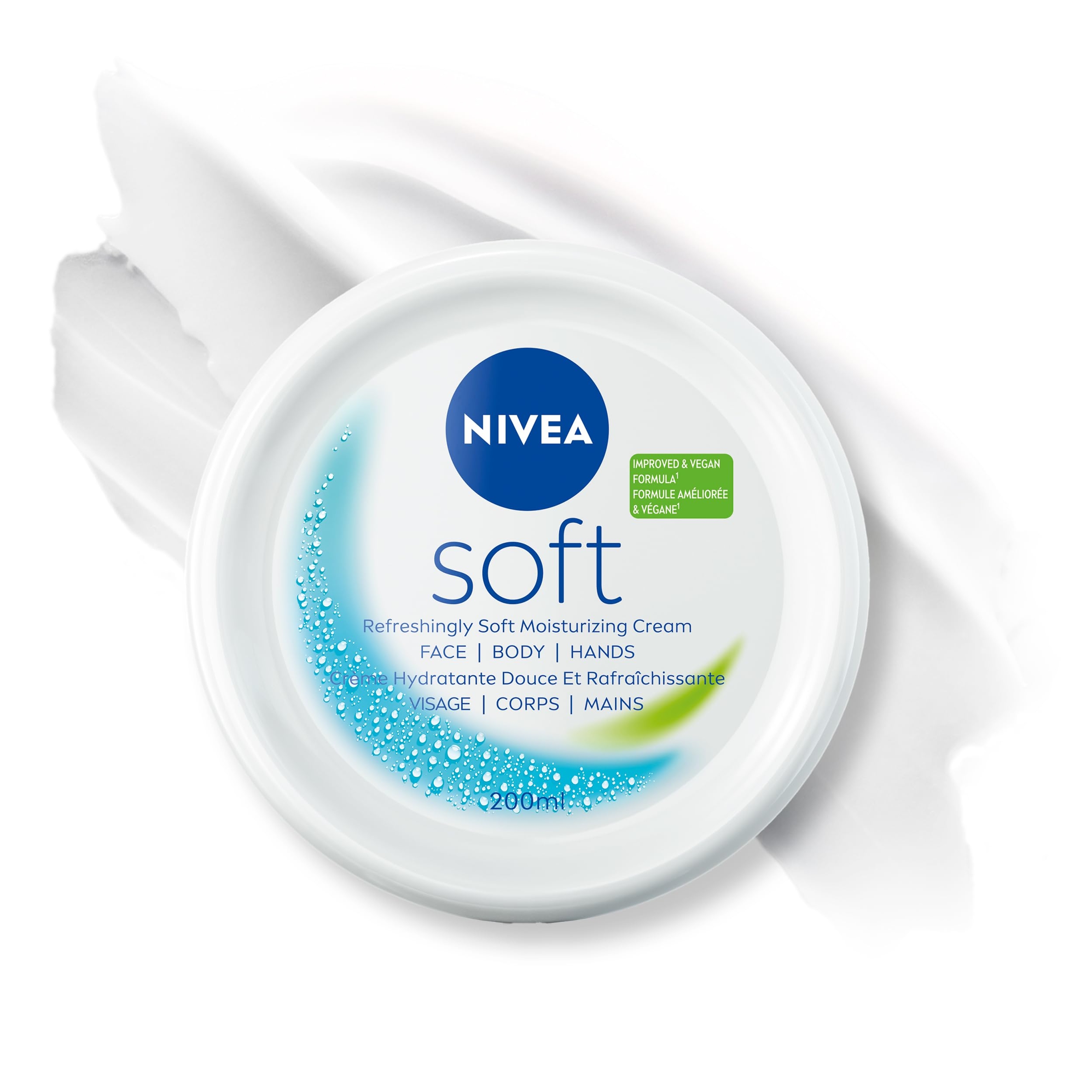 Nivea Soft Moisturizing Cream 16 oz - Refreshingly Soft Moisturizer for Face, Hands & Body 11