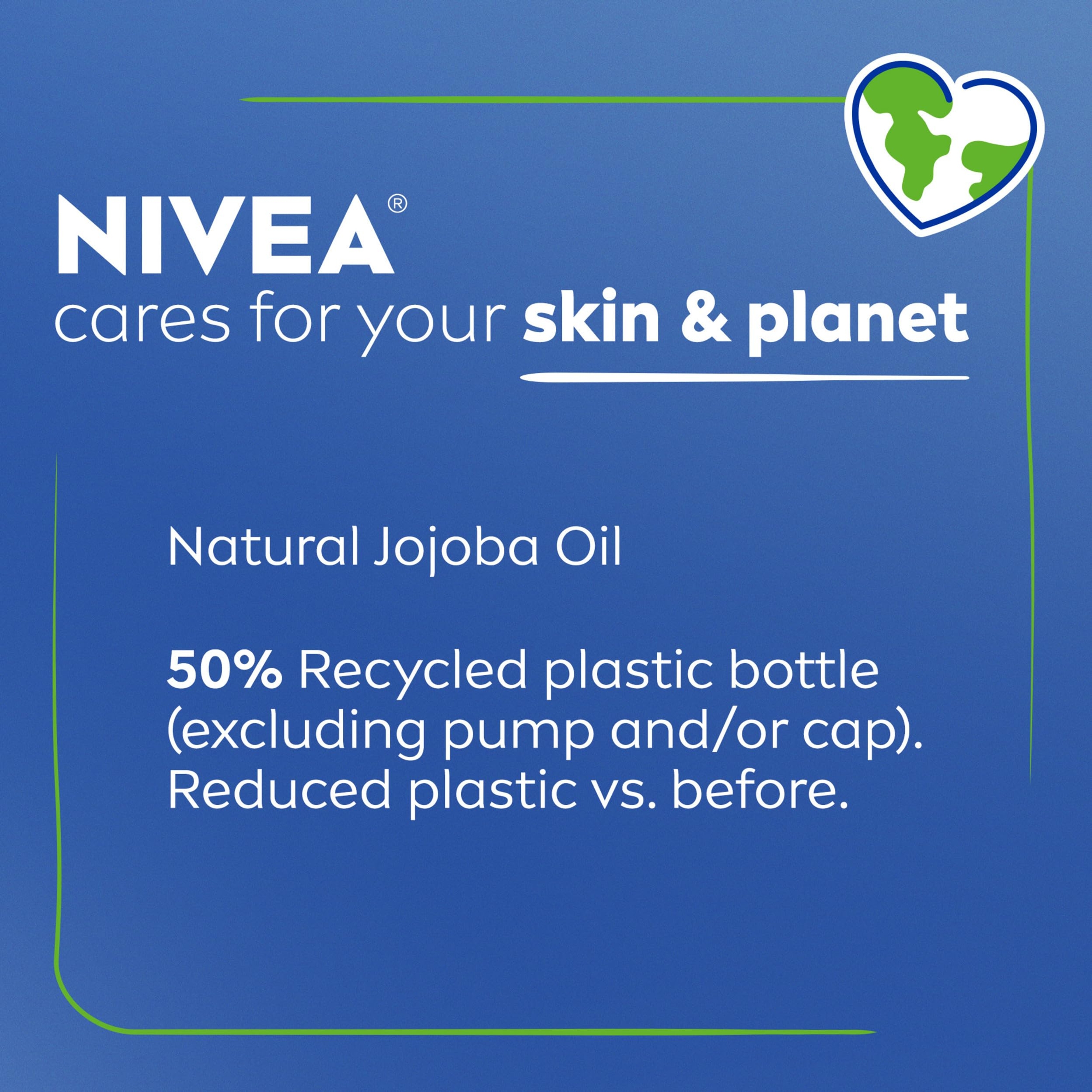 Nivea Cherry Blossom & Jojoba Oil Infused Body Lotion 16.9 fl.oz - Moisturizes for 48H, Fast-Absorbing & Non-Greasy 9