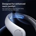 Jisulife Portable Neck Fan Life4, Grey, 1 Count - Hands-Free Bladeless Fan, Twistable, Rechargeable 3