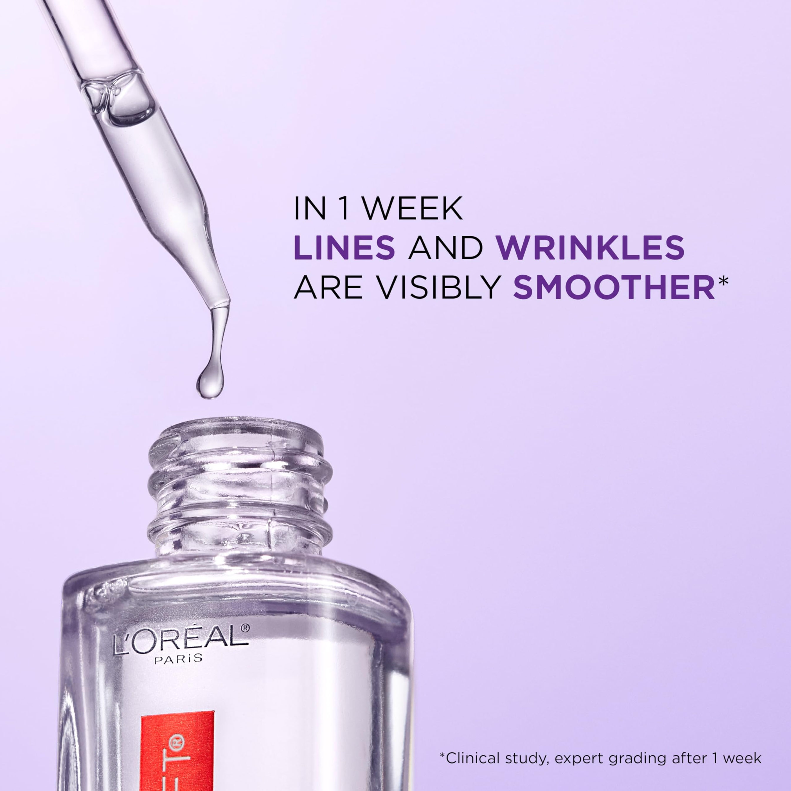L'Oreal Paris Revitalift 1.5% Pure Hyaluronic Acid Serum 1 fl.oz - Anti-Aging Serum to Hydrate Skin & Reduce Wrinkles 3