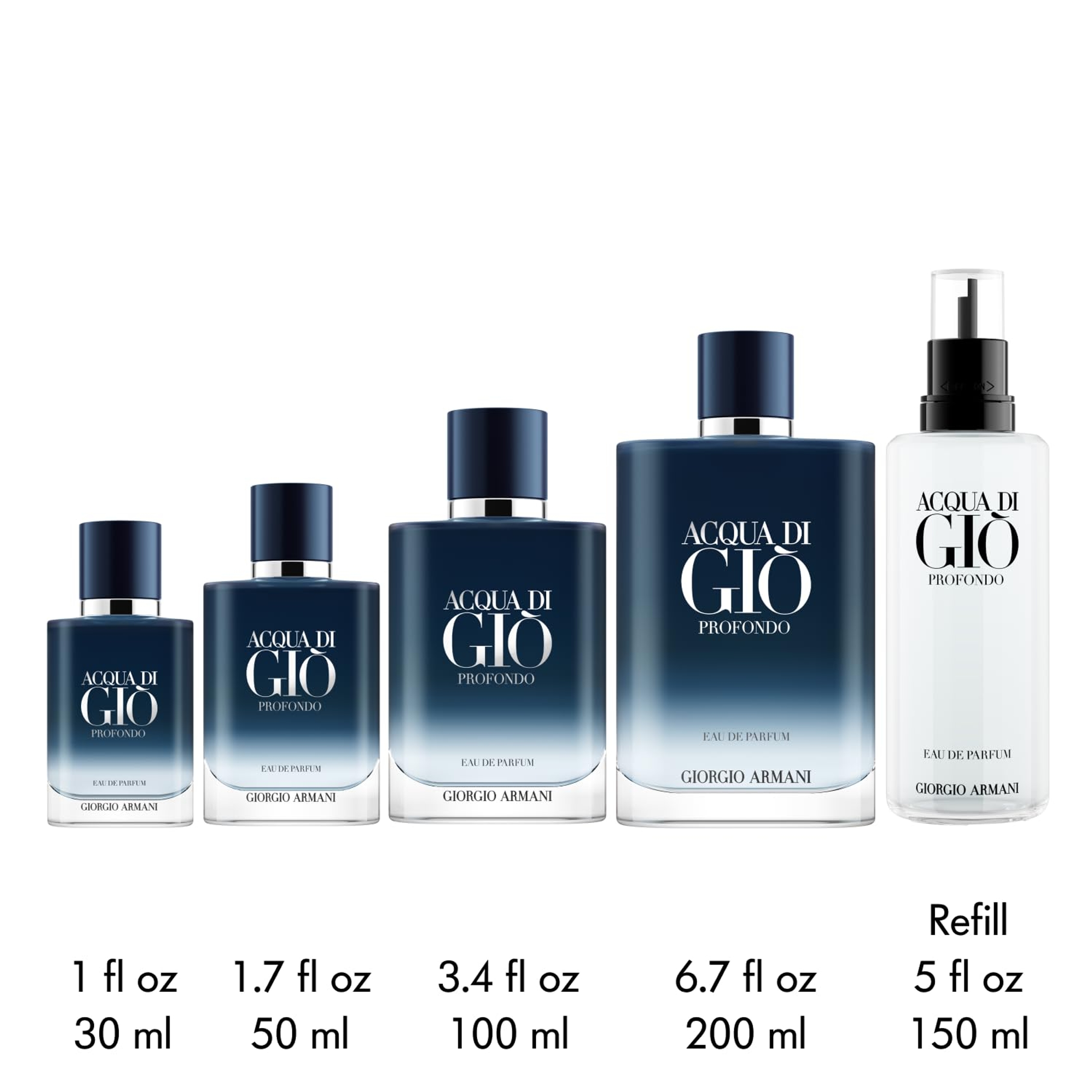 Armani Acqua di Giò Profondo Eau de Parfum for Men 3.3 fl.oz - Fresh Aquatic Mineral Fragrance 4