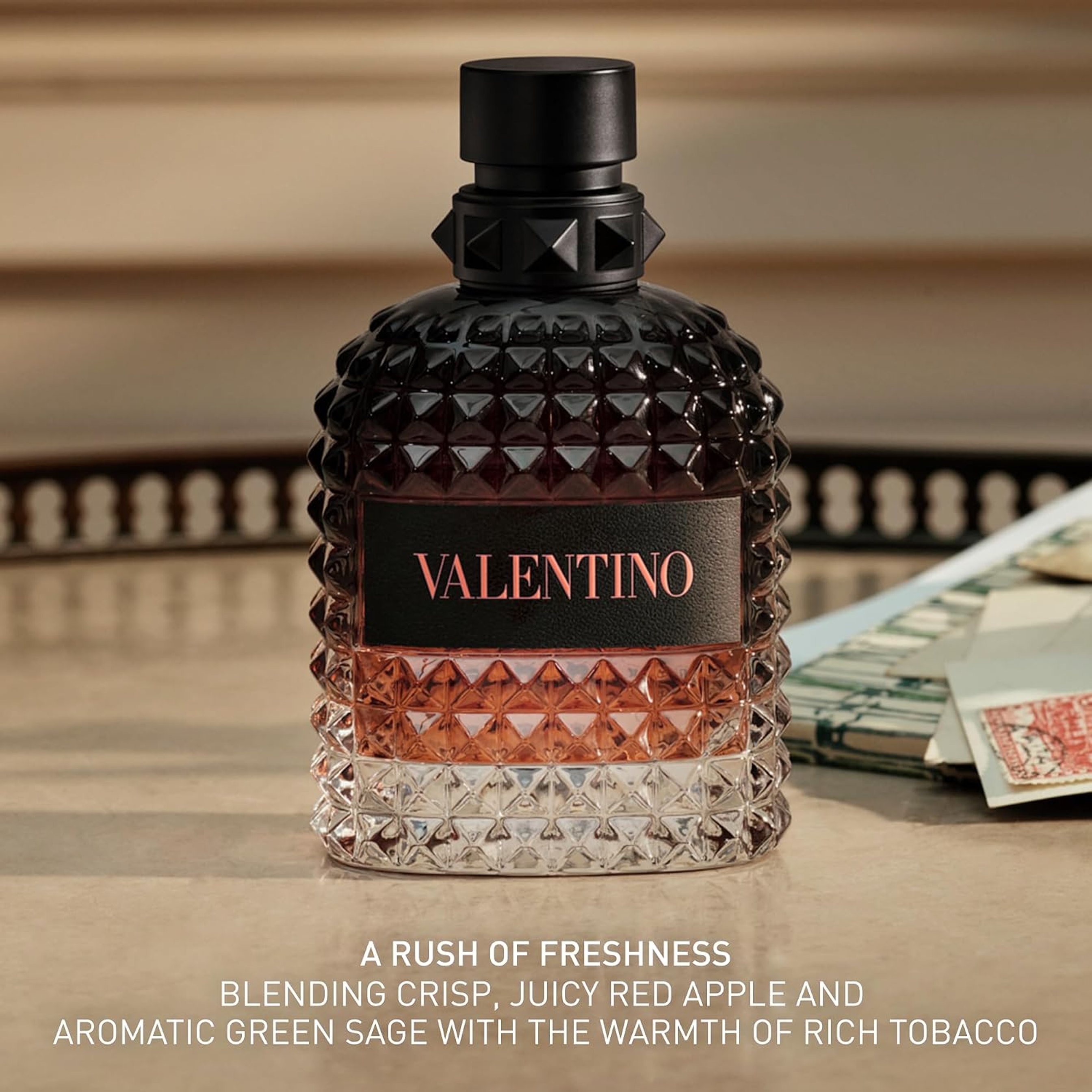 Valentino Uomo Born in Roma Coral Fantasy Eau de Toilette for Men 3.4 fl.oz - Amber Fruity Fragrance 4