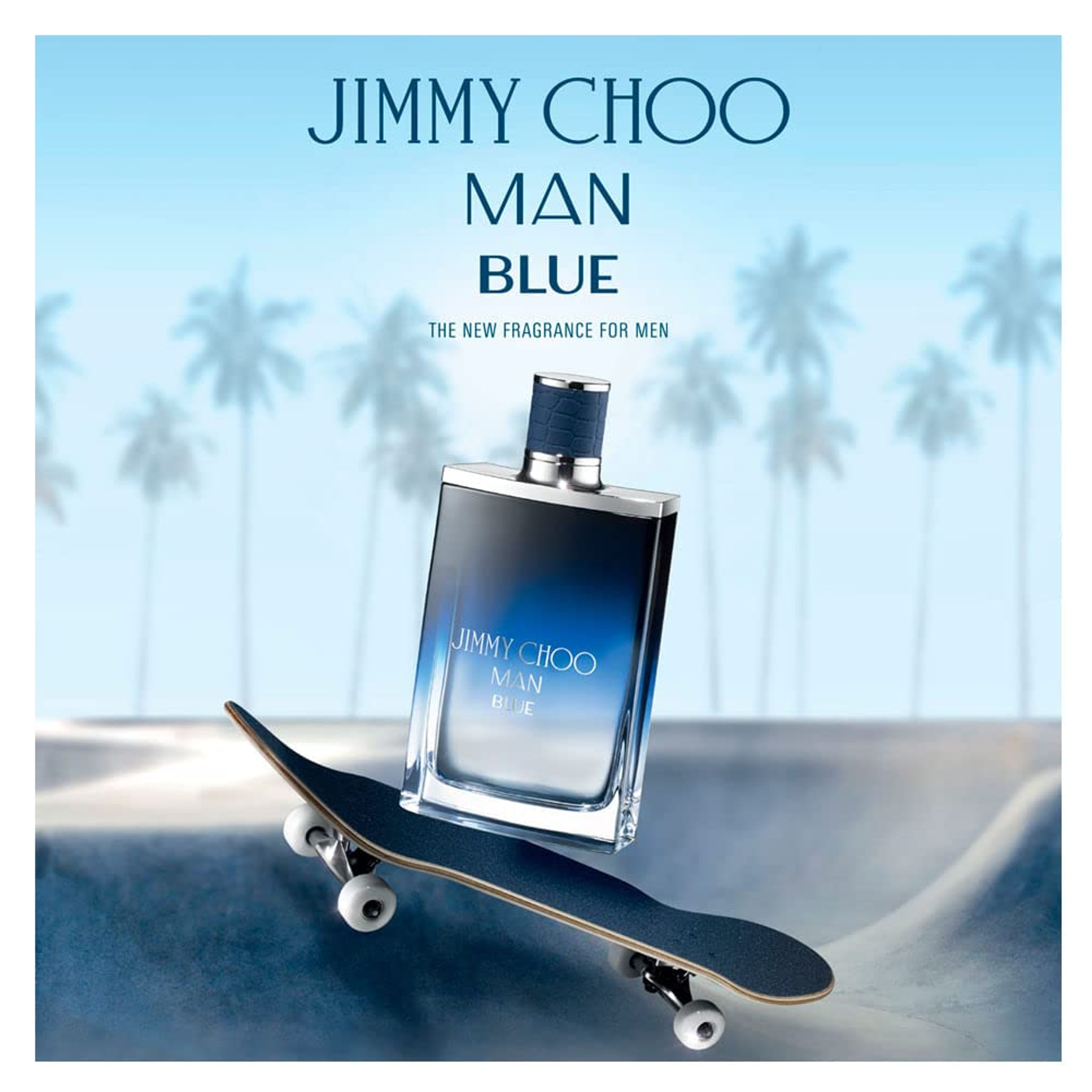 Jimmy Choo Man Blue Eau de Toilette for Men 3.3 fl.oz - Aromatic Leathery Woody Fragrance 2
