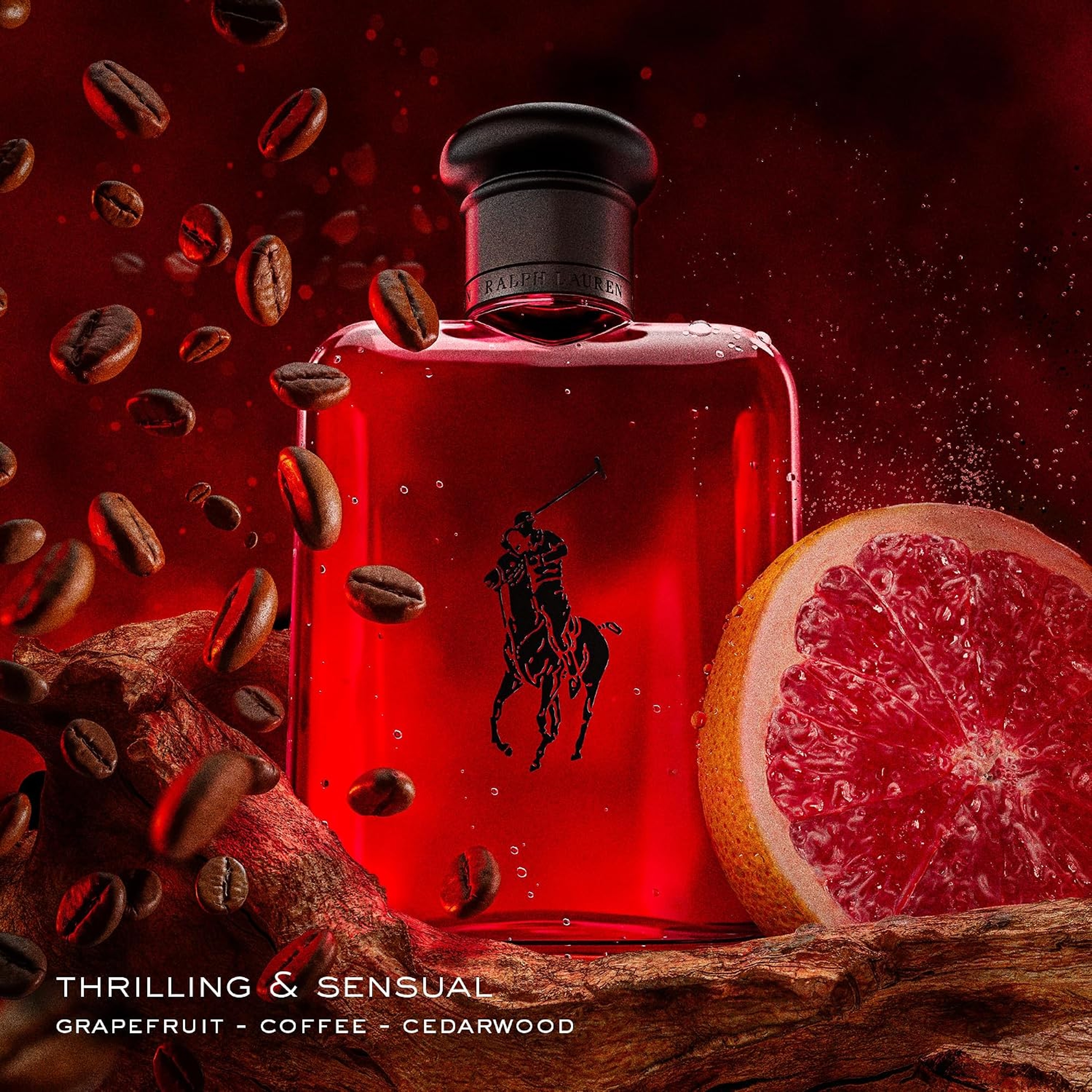 Ralph Lauren Polo Red Eau de Toilette for Men 4.2 fl.oz - Woody Spicy Fragrance 2