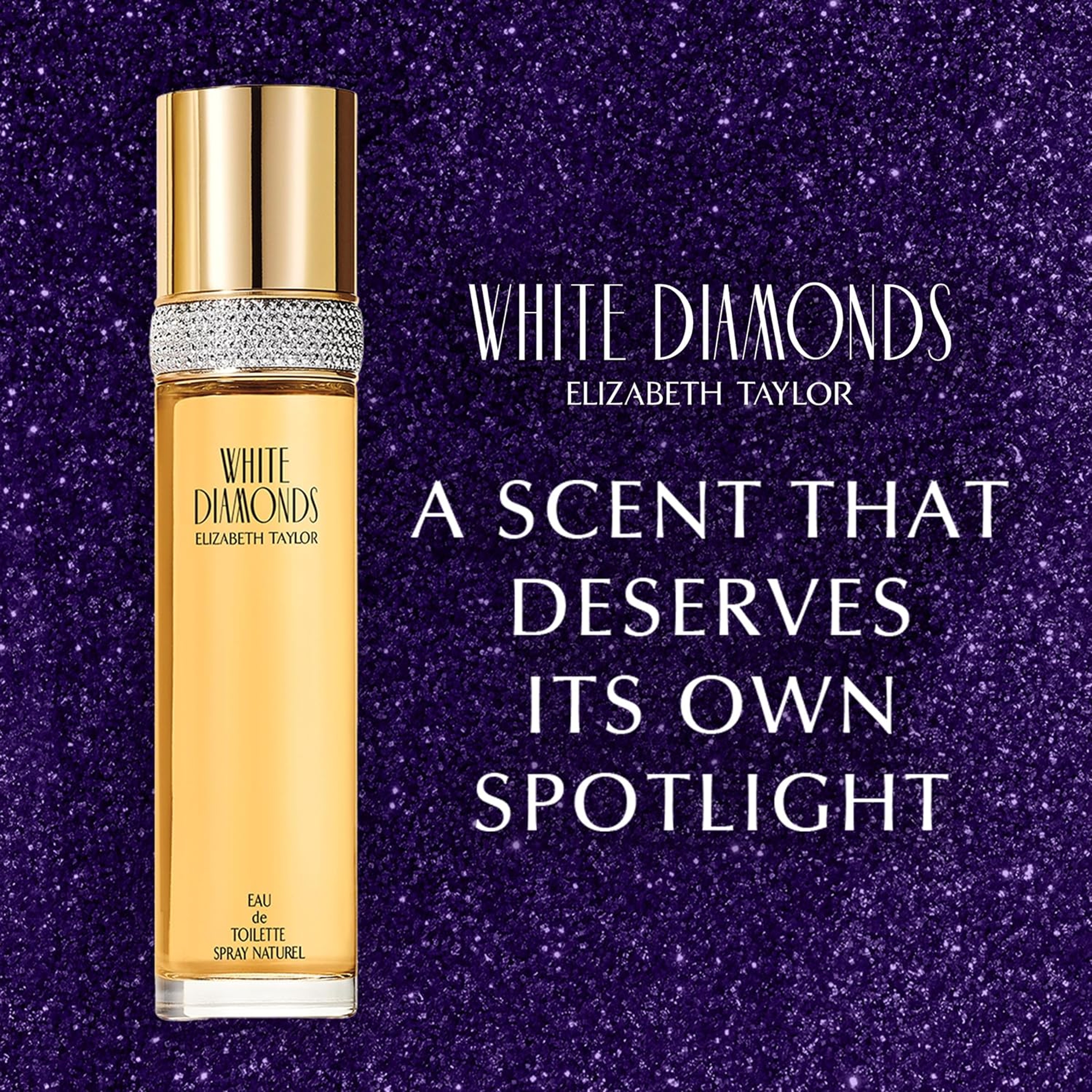 Elizabeth Taylor White Diamonds Eau de Toilette for Women 3.3 fl.oz - Floral Chypre Fragrance 4