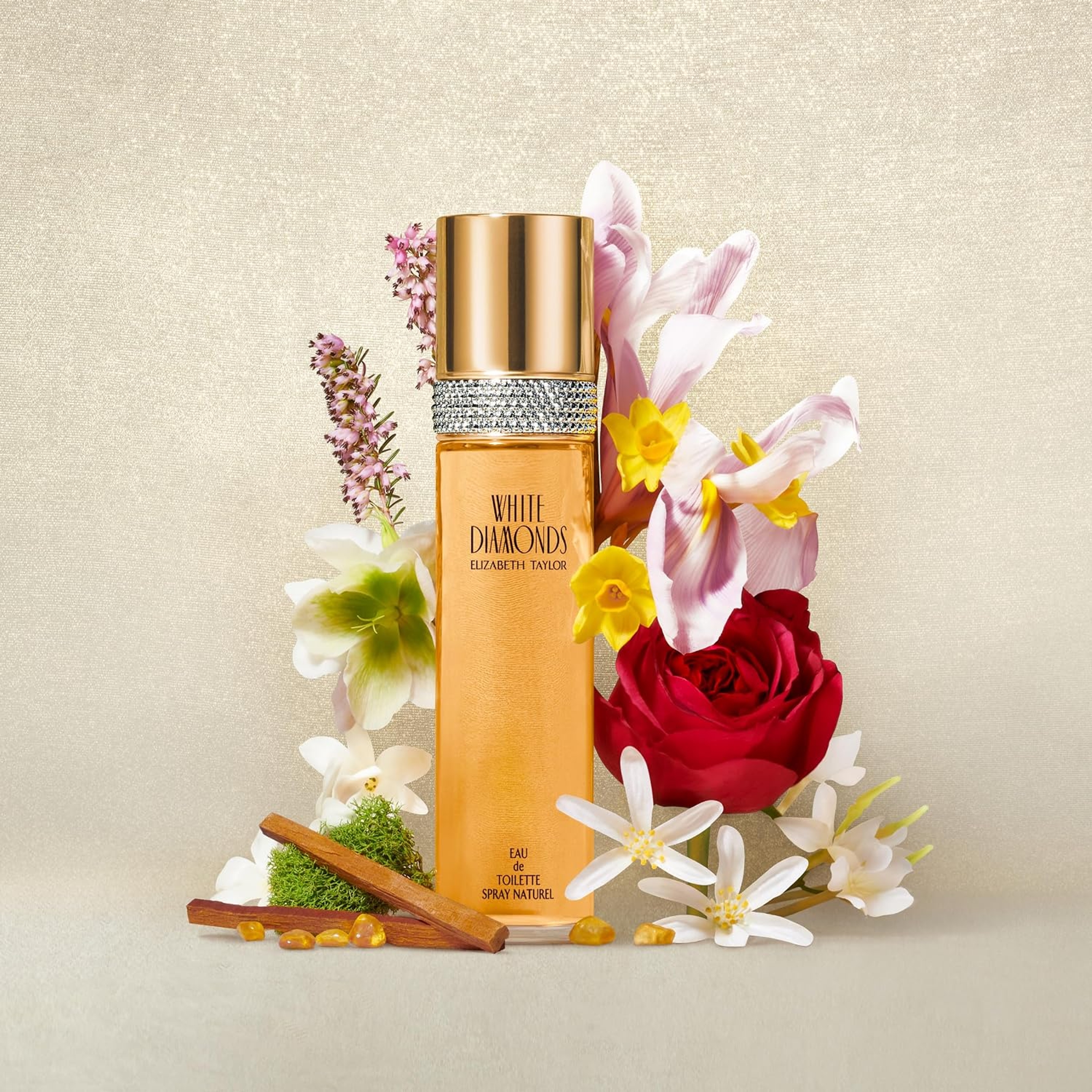 Elizabeth Taylor White Diamonds Eau de Toilette for Women 3.3 fl.oz - Floral Chypre Fragrance 5