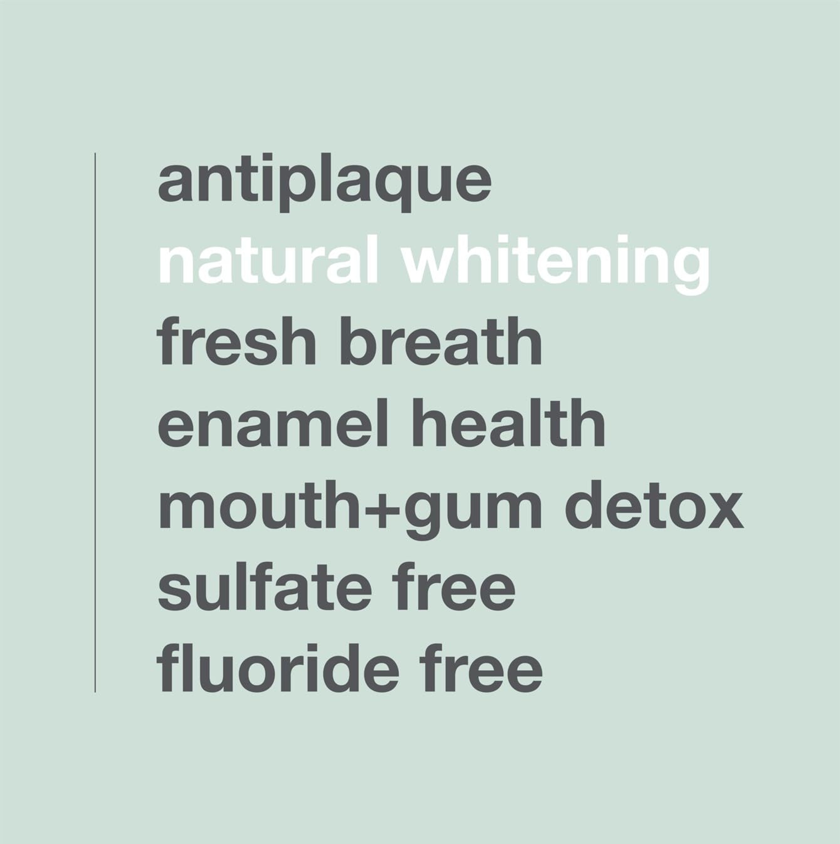 Davids Whitening + Antiplaque Toothpaste, Natural Peppermint, 5.25 oz - Fresh Breath Care, Fluoride Free, SLS Free 3