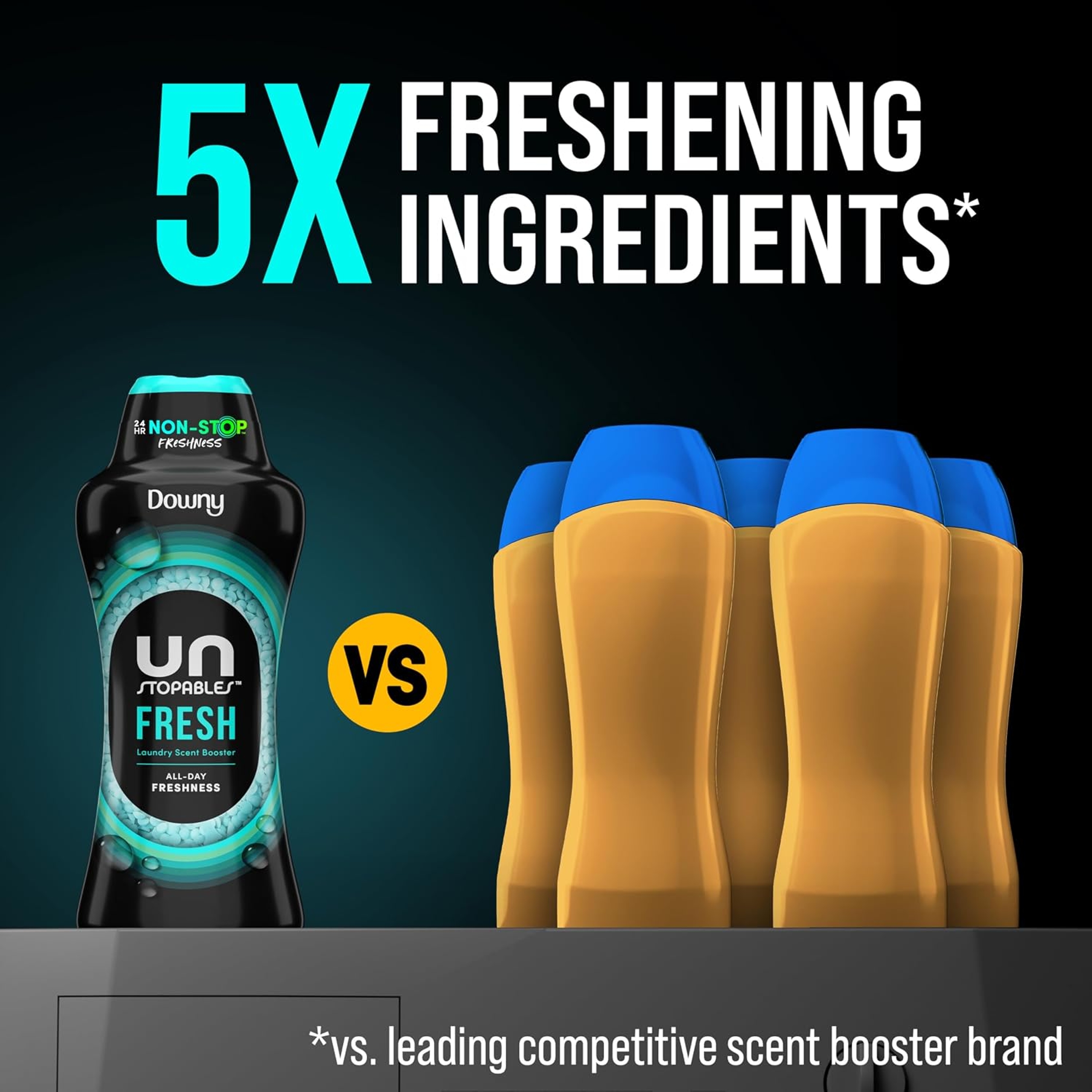 Downy Unstopables In Wash Scent Booster Beads, Fresh, 18.2 oz - Long-Lasting Freshness & Odor Control 3