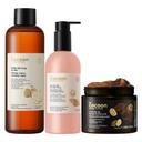 Cocoon Face & Body Cleansing Care Bundle (Micellar Water 16.9 fl.oz + Cleanser 10.4 fl.oz + Body Polish 6.76 fl.oz) 1
