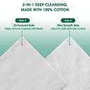 Cleansing Essentials Bundle (Bioderma Sensibio H2O Micellar Water 16.9 fl.oz + Hotosu Premium Cotton Rounds 150 Count + Hotosu Disposable Face Towels 50 Count) 12