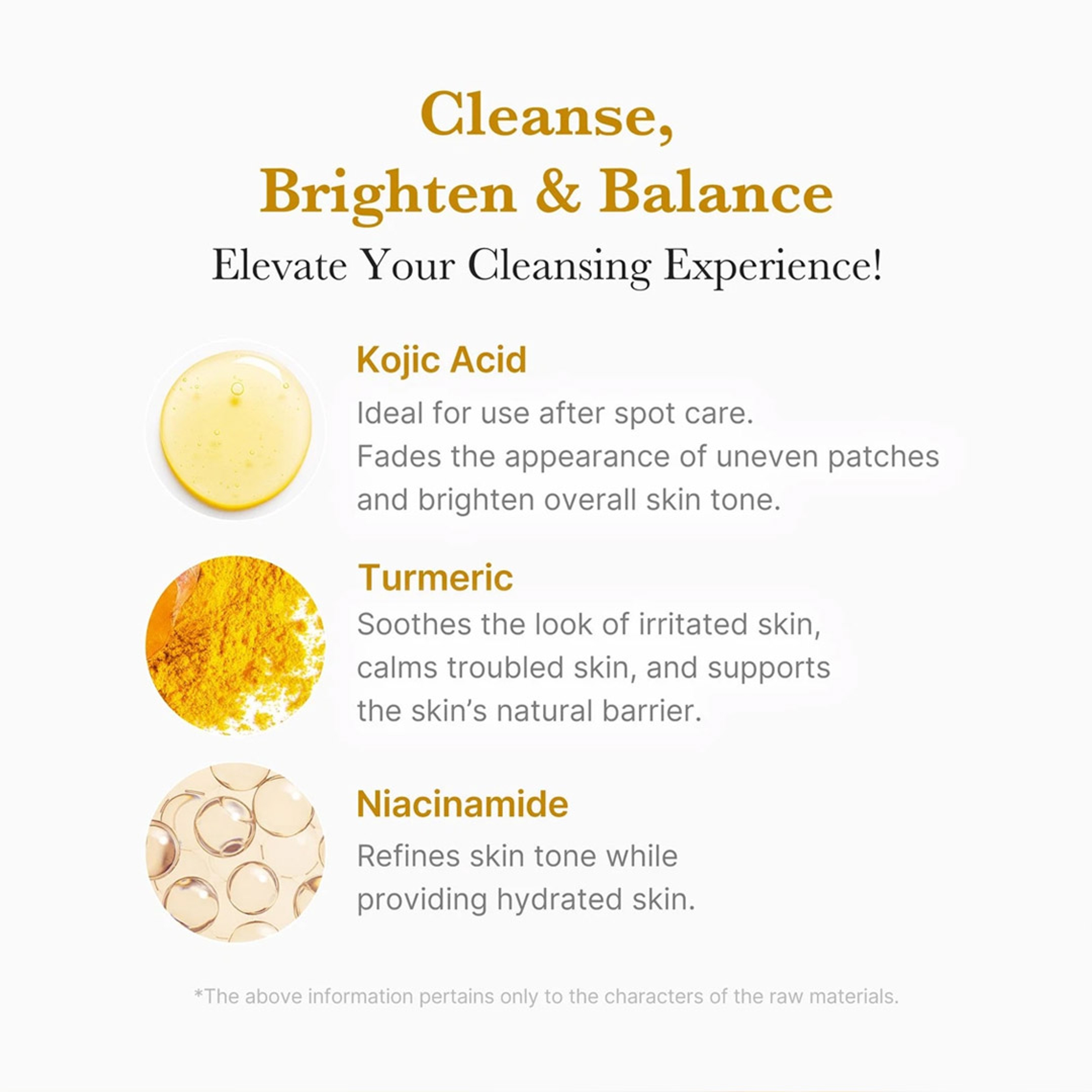 Medicube Kojic Acid Turmeric Toning Cleanser 4.23 oz - Daily Brightening & Balancing Cleanser for Radiant Glass Skin 3