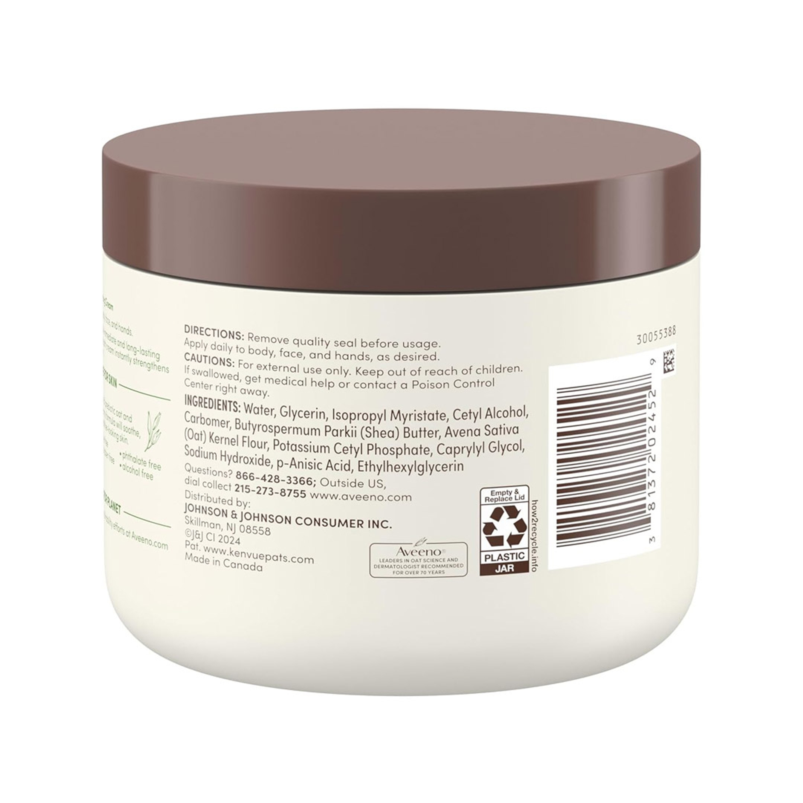 Aveeno Daily Moisturizing Cream 20 oz - 48H Hydration for Normal to Dry, Sensitive Skin 9