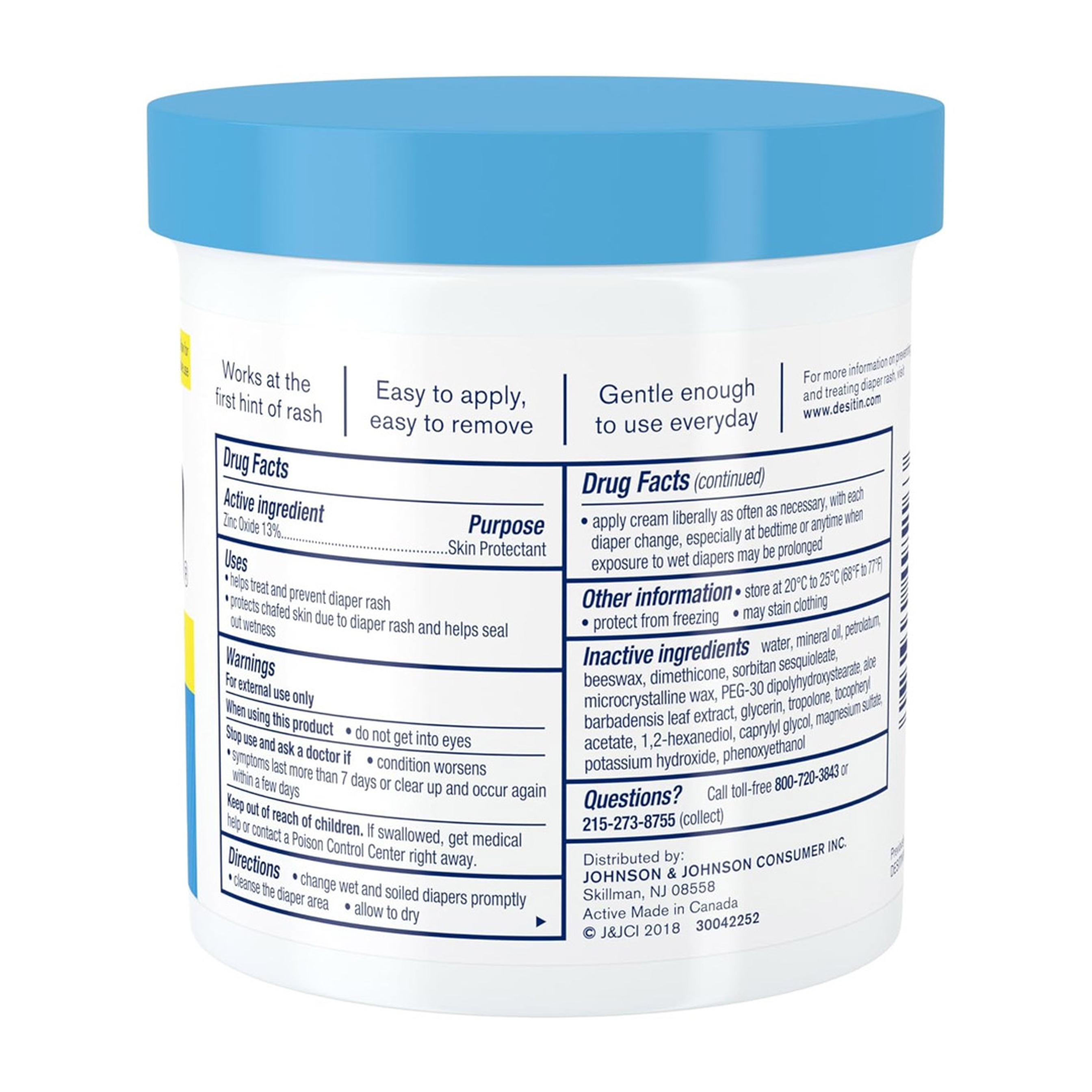 Desitin Daily Defense Cream 16 oz - 13% Zinc Oxide Helps Treat & Prevent Diaper Rash for Babies 7