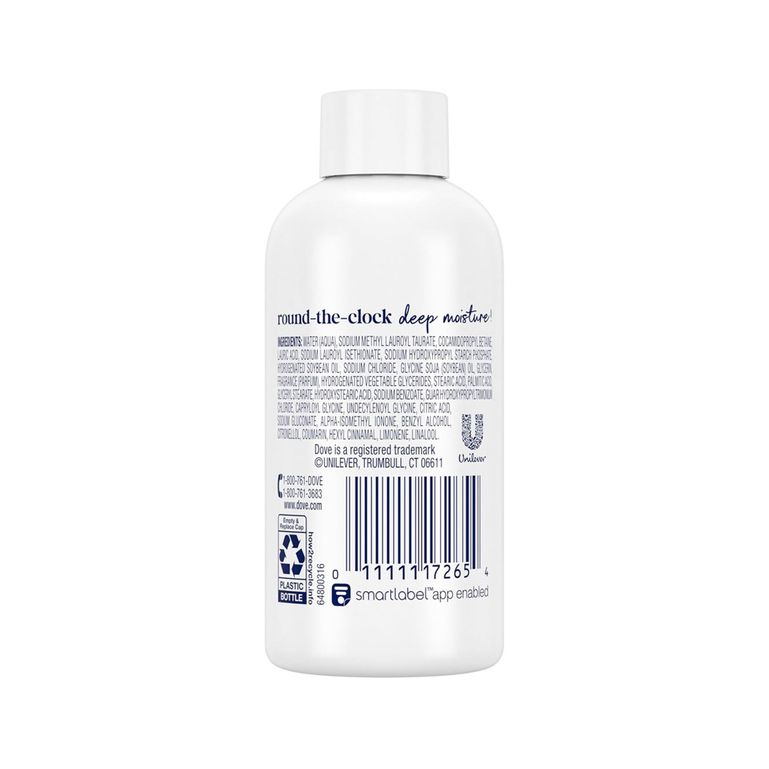 Dove Deep Moisture Body Wash 3 fl.oz - Moisturizing Skin Cleanser for 24H Lotion-Soft Skin 6