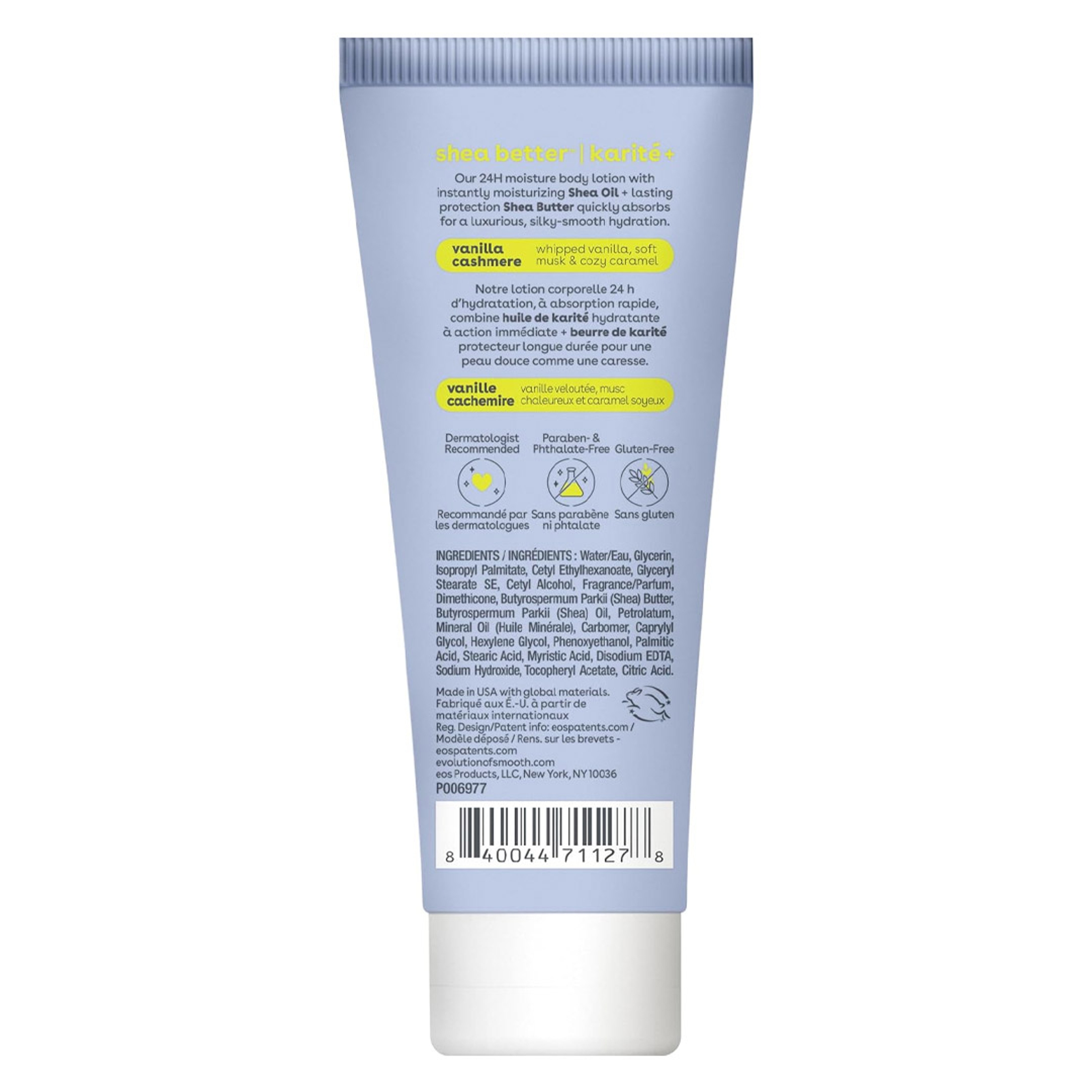 eos 24H Moisture Travel Body Lotion, Vanilla Cashmere, 2.5 fl.oz - Mini Hydration Body Lotion for Dry Skin 10