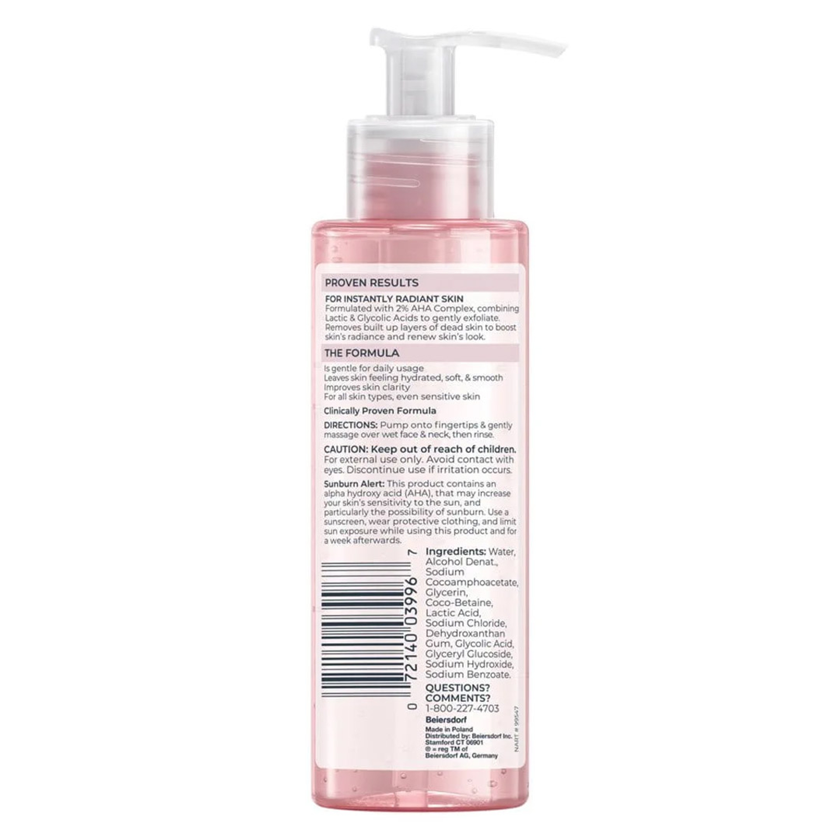 Eucerin Radiant Tone Cleansing Gel 6.8 fl.oz - Gentle Face Wash Improves Skin Clarity & Boosts Radiance 10