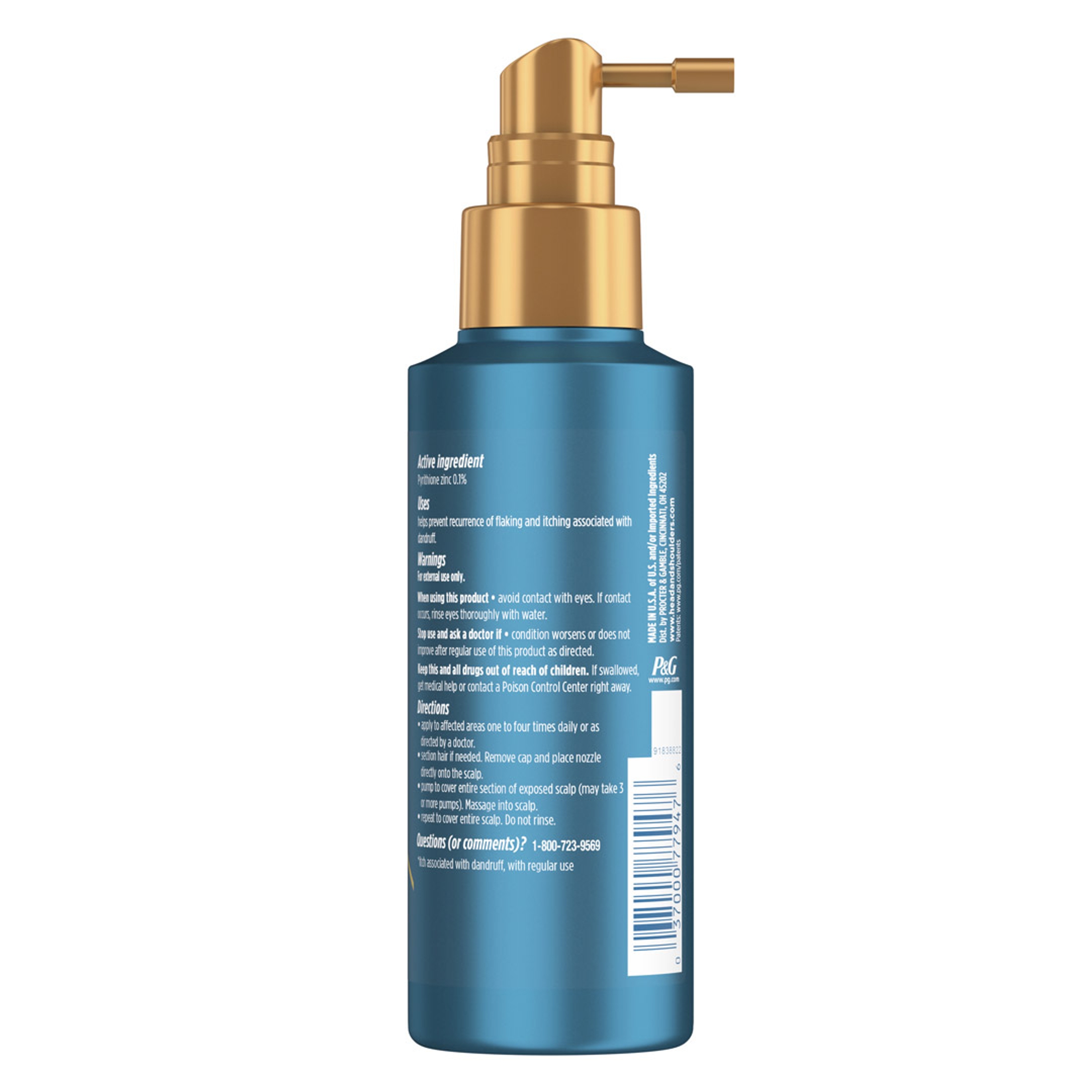 Head & Shoulders Royal Oils Instant Soothe Scalp Elixir 4.2 fl.oz - No-Rinse Scalp Relief for Textured Hair 8