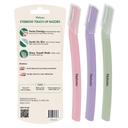 Hotosu Eyebrow Touch-Up Razor 3 Count - Precise Trimming 9