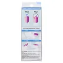 imPRESS colorFX No Glue Mani Press On Nails, Fly Up, 30 Count - Silver & Blue Short Oval Chrome Effect 9
